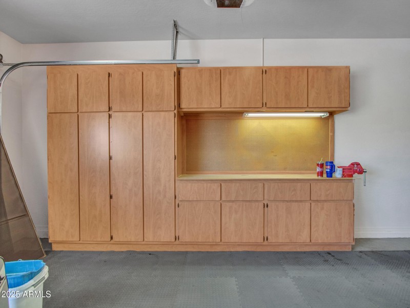 Built in work station