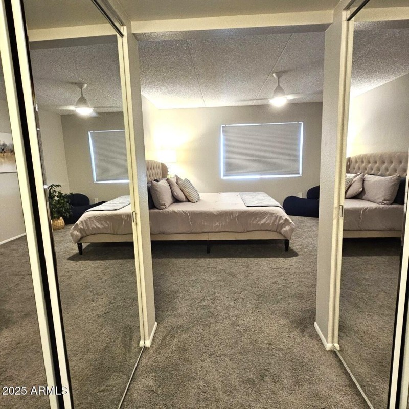 2 Bedroom Closets Bright