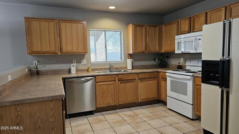 Kitchen with Tile Floors