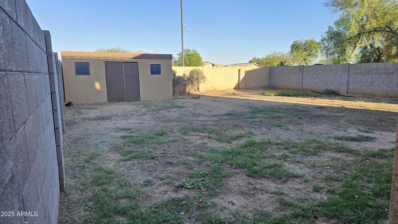 Amazing Yard with Storage