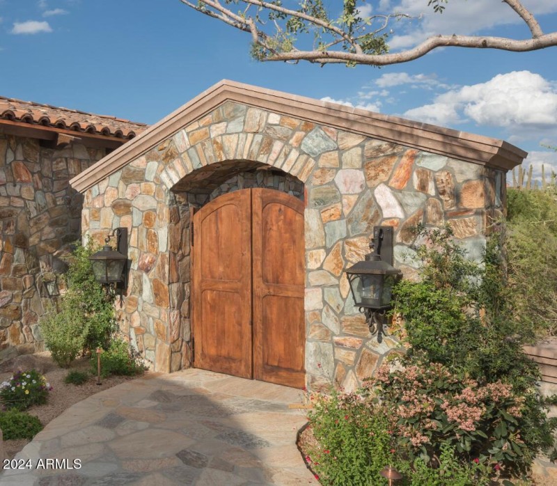 Gates to Entry Courtyard