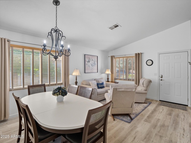 Living:Dinning from kitchen