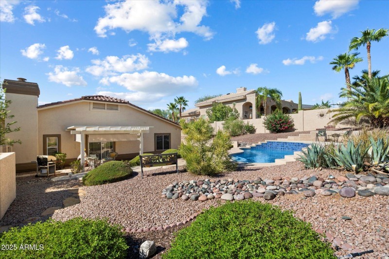 Large yard