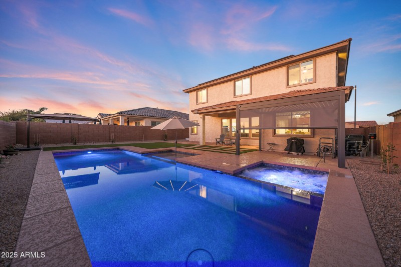 Resort Style Pool with Mountain Views