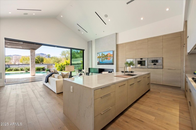 Great room and kitchen