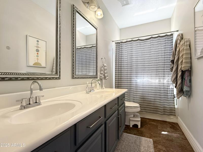 2nd Bathroom with Dual Vanity