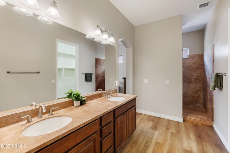 Ensuite Bathroom with Double Sinks