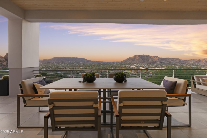 Main patio eating area