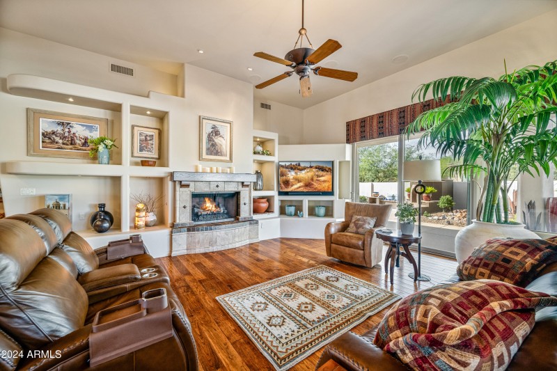 Fireplace in Greatroom