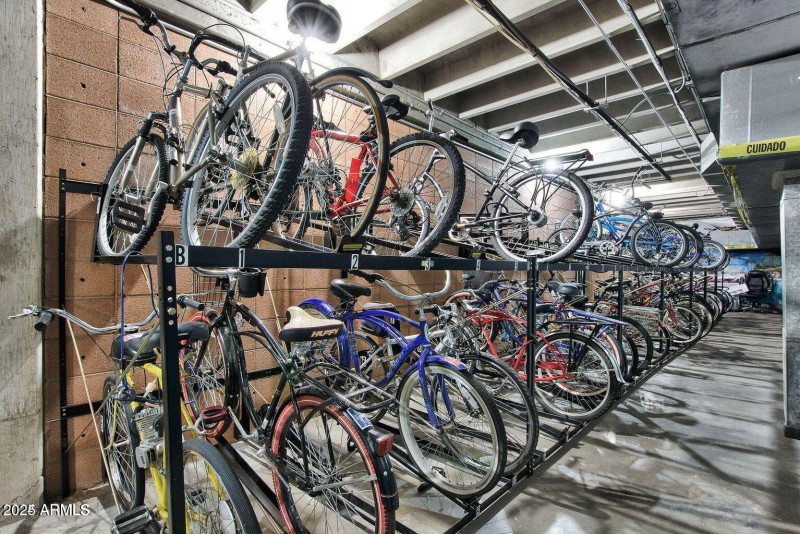 Garage Bike Area