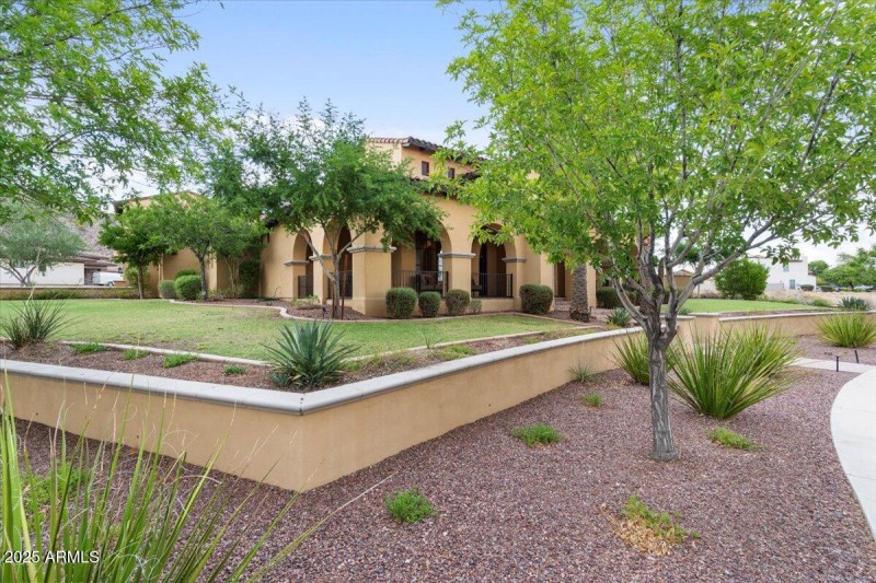 03-Front Elevation with Landscaping