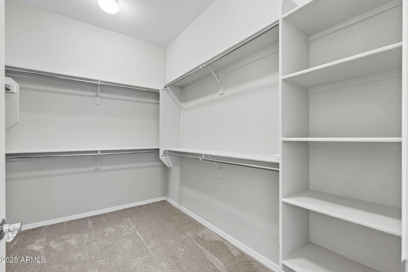 Primary Walk In closet