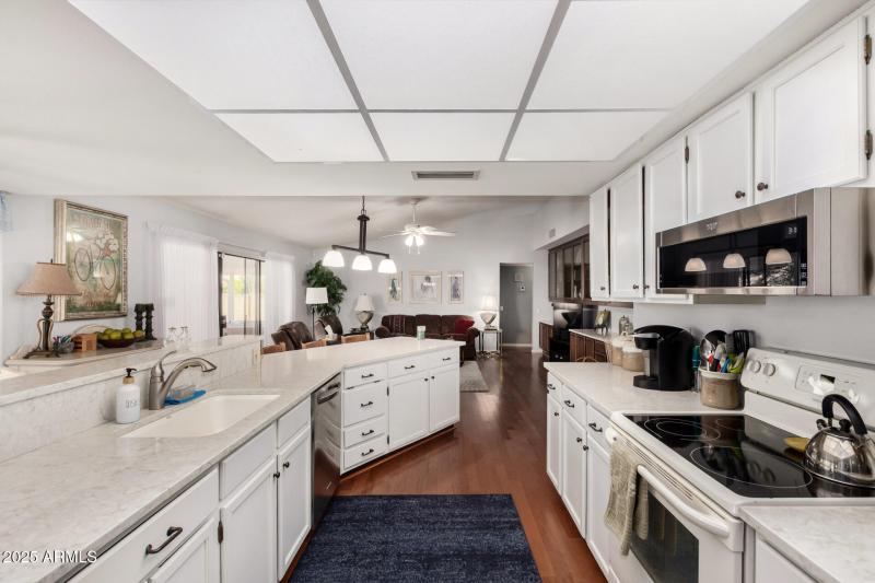 Kitchen to dining room