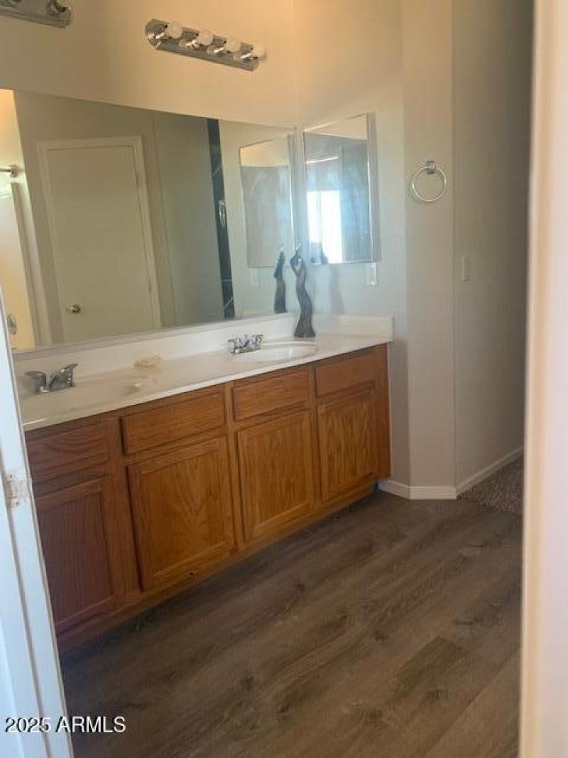 Double sink in master bath