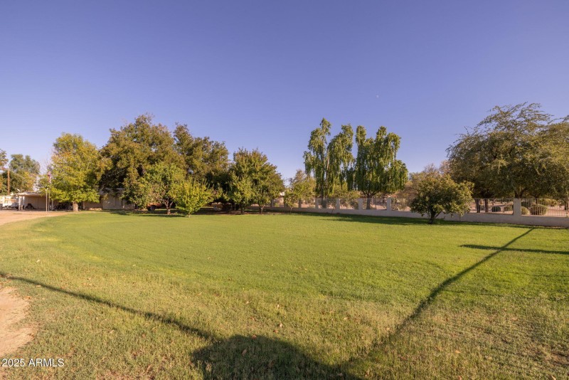 At Main Driveway looking East