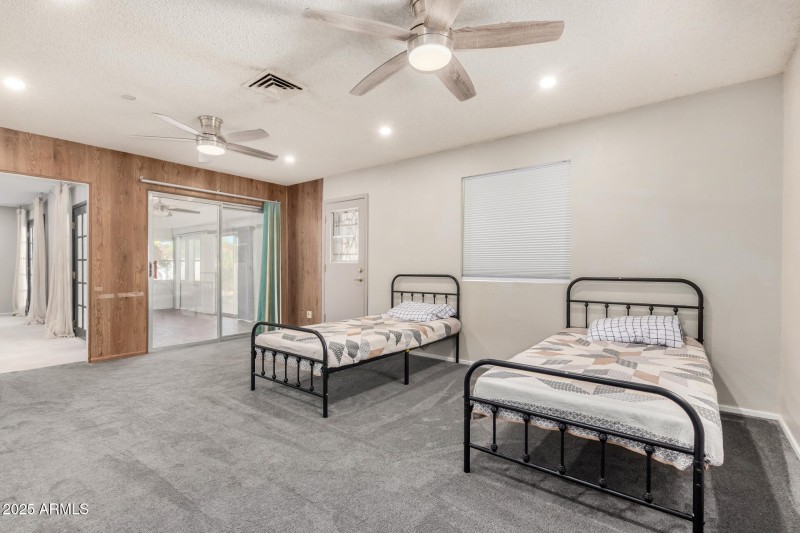 Bedroom 3 with Backyard Access