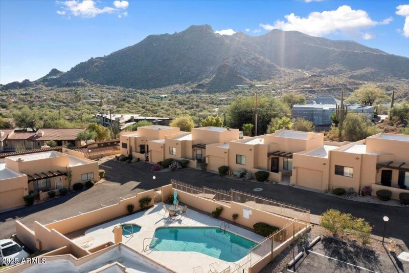 Patio home at the base of Black Mountain