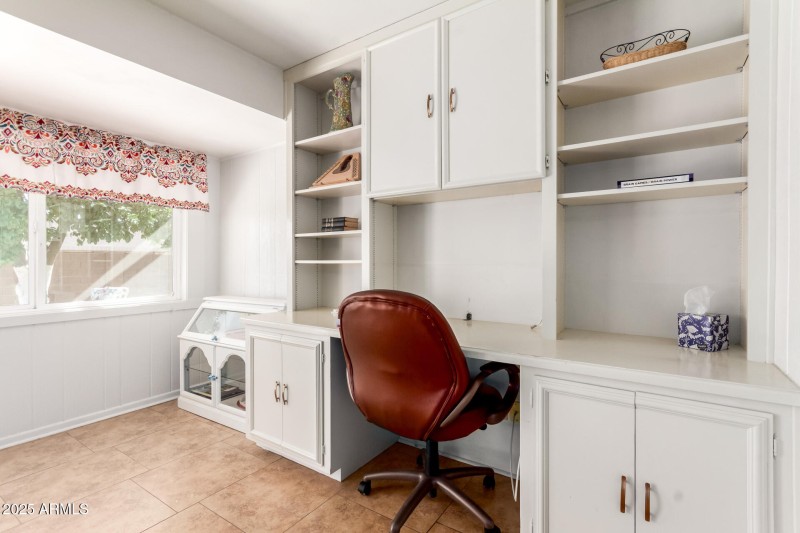 Desk area