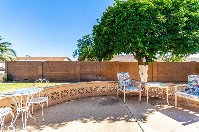 Rear Patio