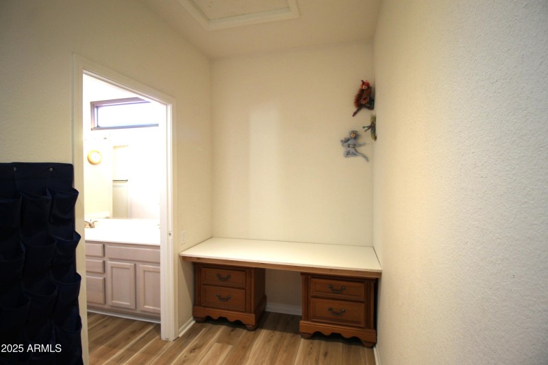 DESK IN WALK IN CLOSET