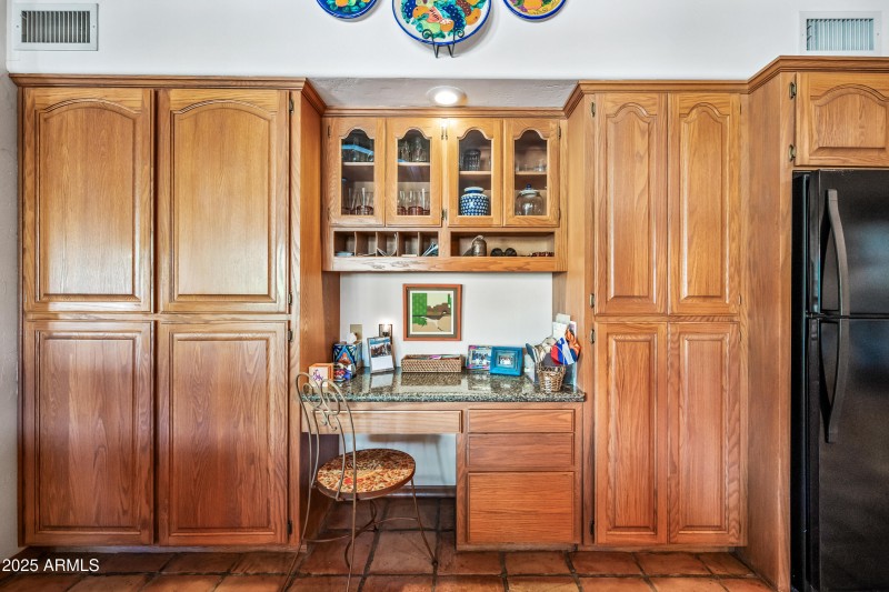 Custom cabinetry throughout the home