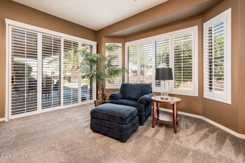 Seating in Main Bedroom