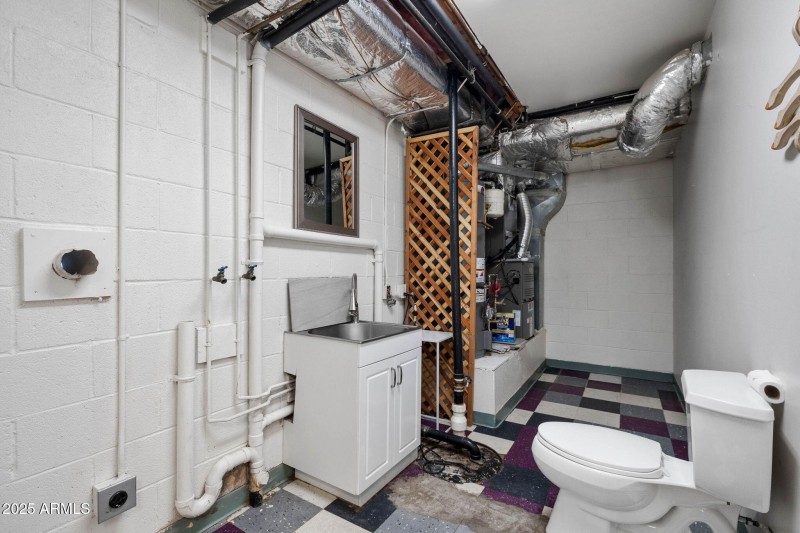 Powder Bath and Utlity Room