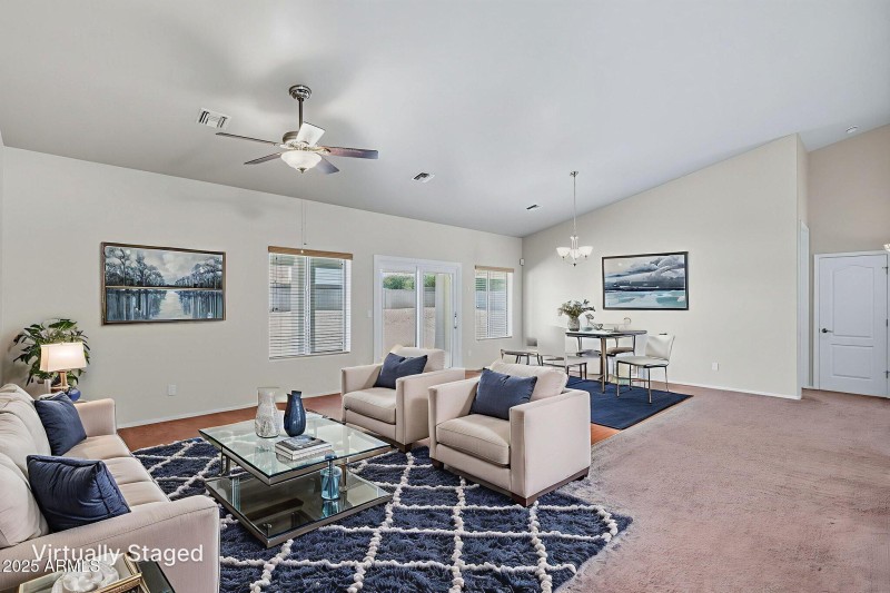 Virtually Staged Great Room