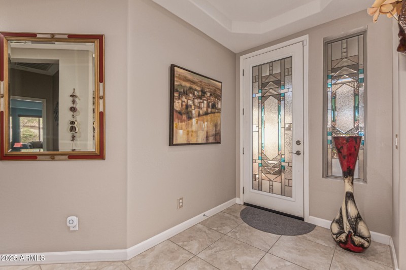 Beautiful Stained Glass at Entryway