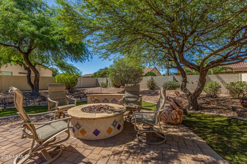 Tons of space in this amazing backyard