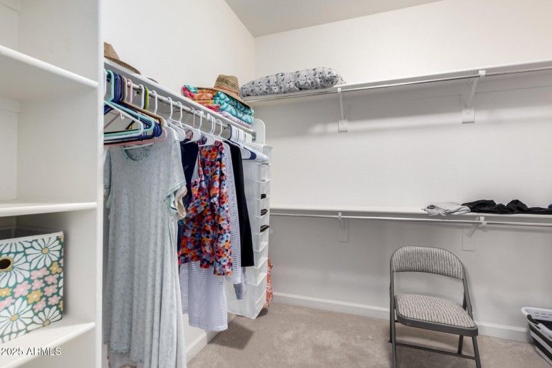 Primary walk-in closet