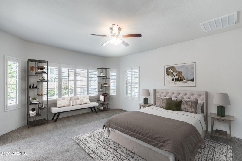 33 - Master Bedroom Virtually Staged