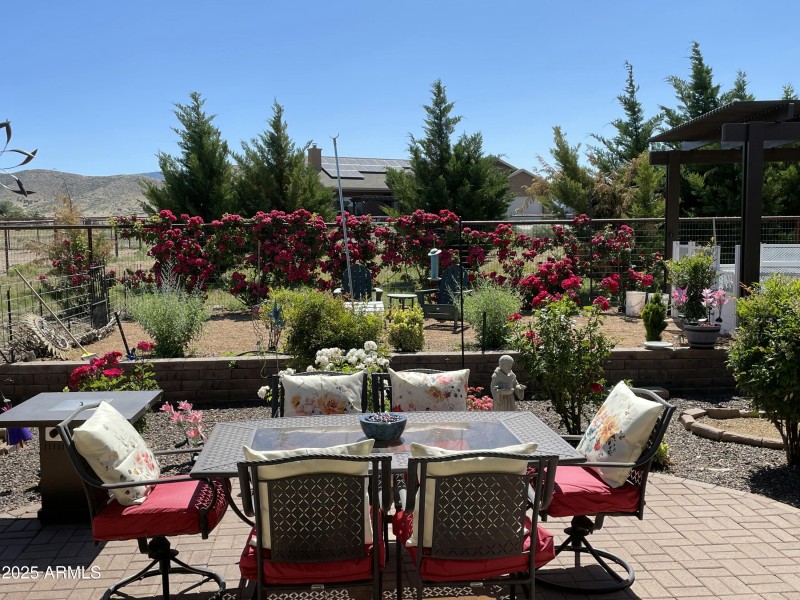 back patio areas with views