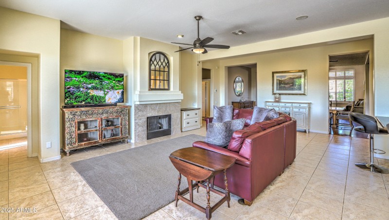 Family Room with Fireplace