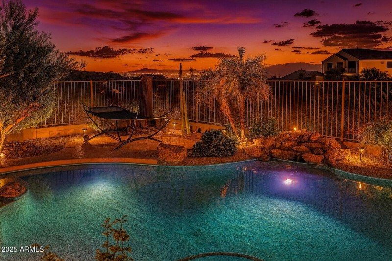 Pool at Dusk