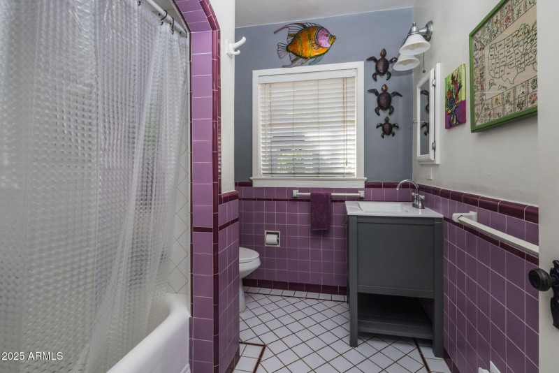 Bathroom with vintage tile!