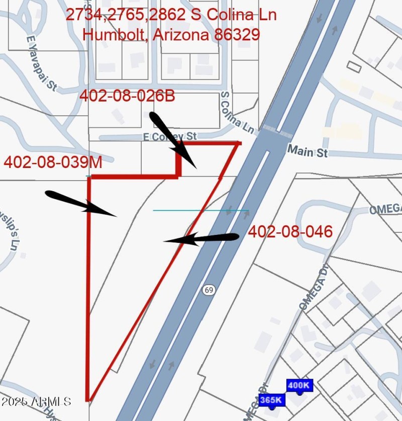 3 Parcels= 6.25 Acres