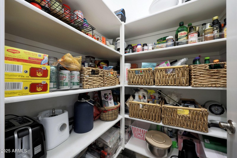 Large pantry for storage