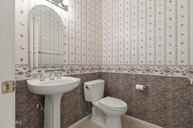 Guest Powder Room with Character