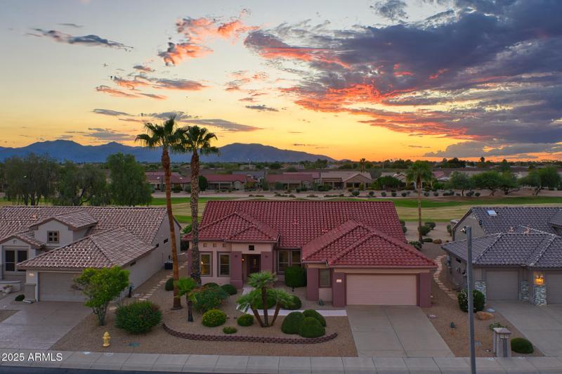 Golden Hour Over the Fairway