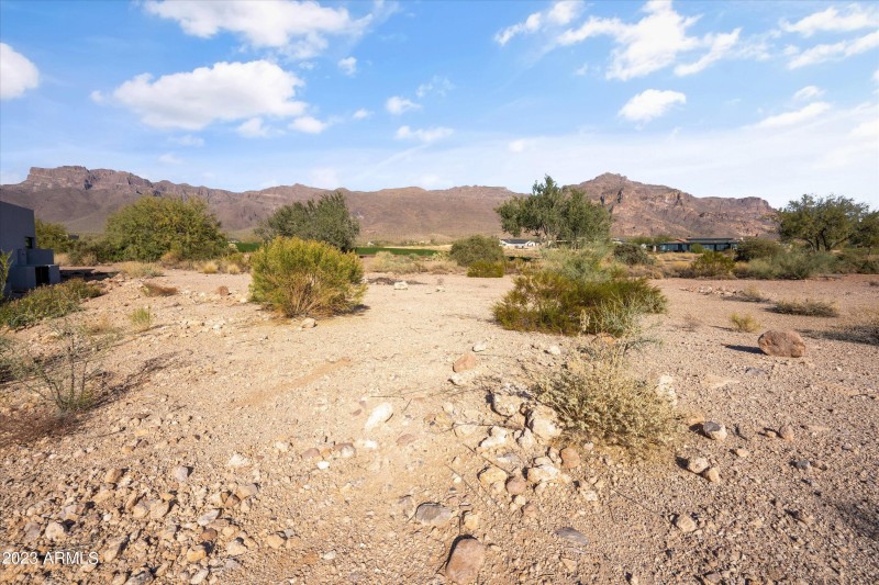 view from sw corner of lot