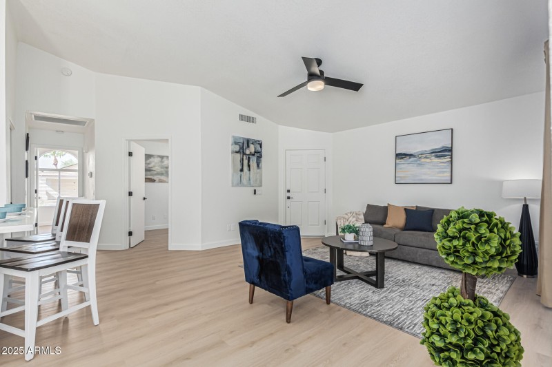 View from Dining table