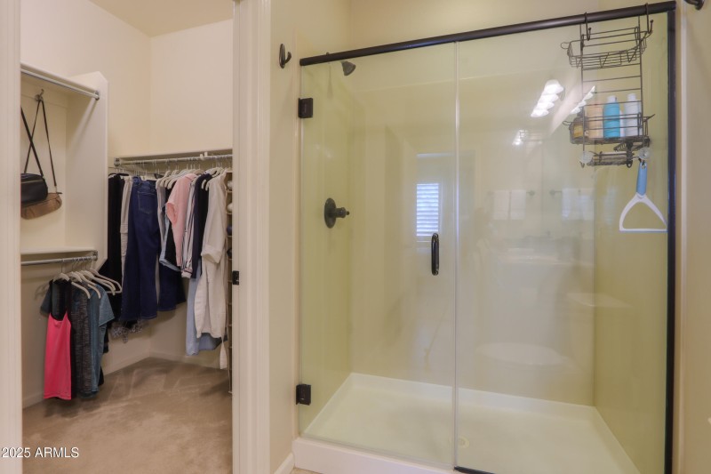 Master walk in shower