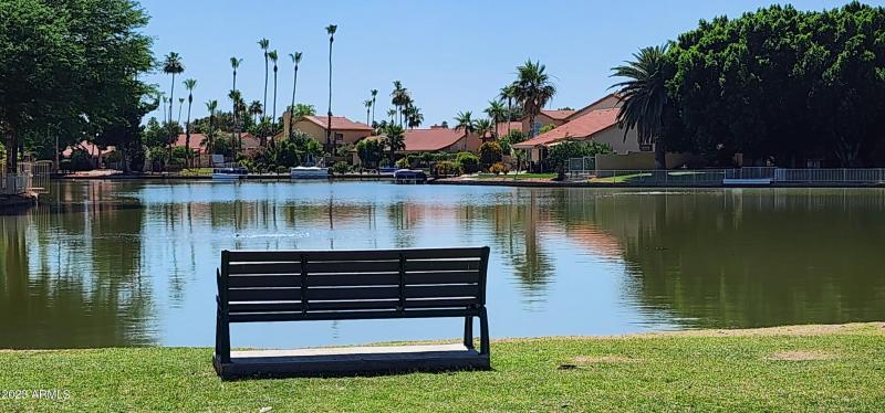 Garden Lakes bench