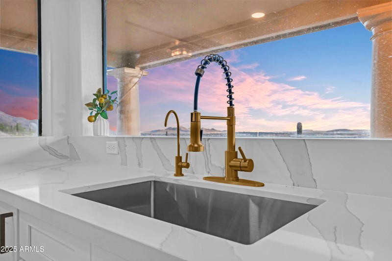 Kitchen Sink with View