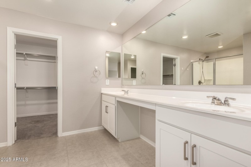 Primary Double vanity