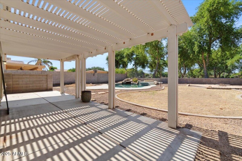 35-Back patio & yard