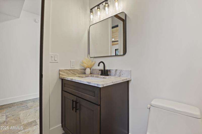 1/2 bath next to foyer