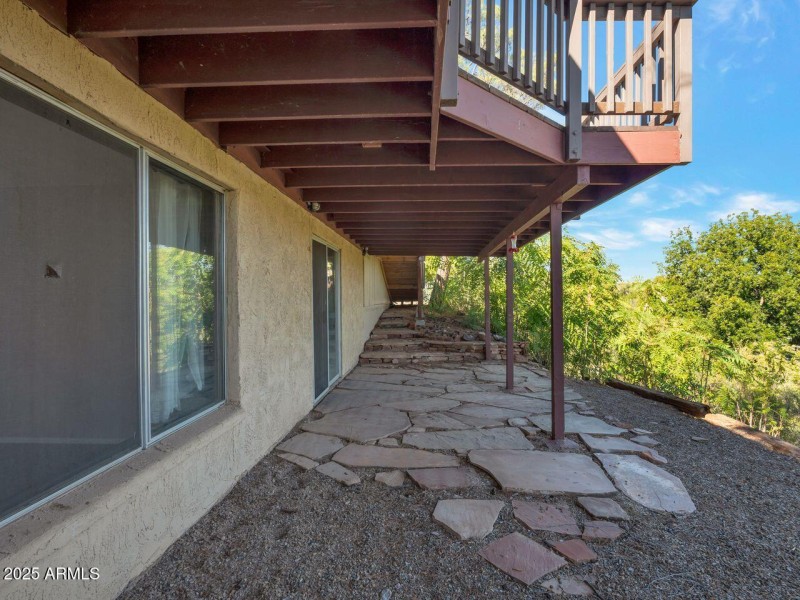 Lower Level private entry