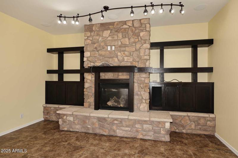 Family Room-Fireplace